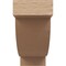 Ekena Millwork 12"W x 36"D x 24"H Classic Alpine Rough Cedar Woodgrain TimberThane Corbel, Primed Tan CORUR12X36X24ALPRCPR - alternate 2